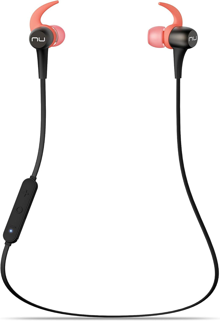NuForce BE Sport 3 In-Ear Kabellose Bluetooth Kopfhörer Magnetisch grau, grau
