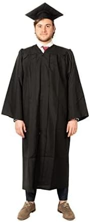 SKÉMATA Abschluss Robe Unisex Leichte Mikrofaser mit Graduierung Kappe und Quaste Inklusive, Geeigne