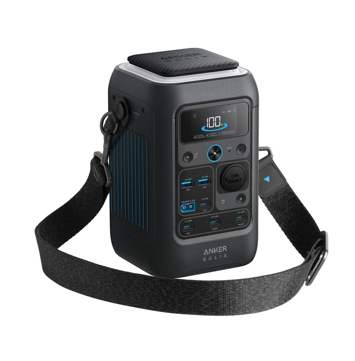 Anker SOLIX C300X DC Tragbare Powerstation, 288Wh LiFePO4-Akku, 300W Solargenerator, für Outdoor, Ca