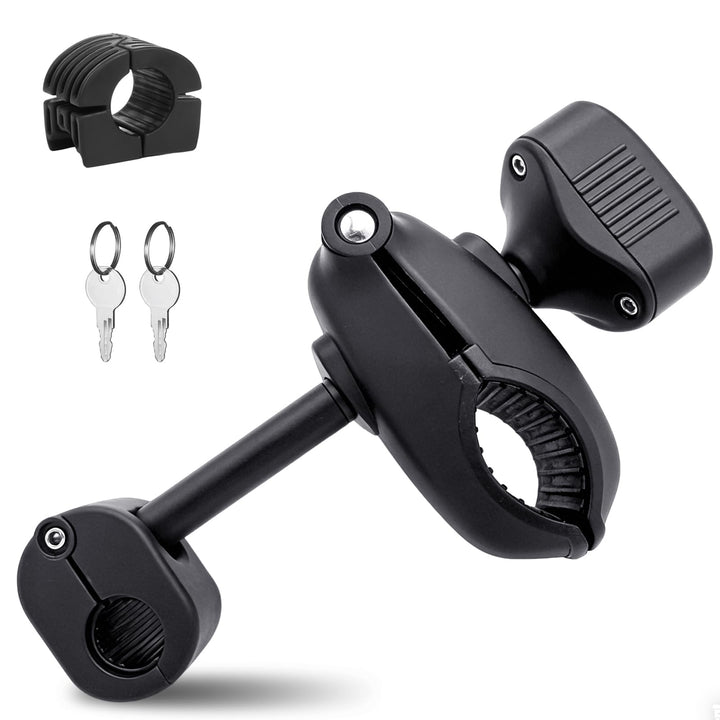 TEOV Rahmenhalter für Fahrradträge 26CM, Abschliessbare Rahmenhalterung, für U-Förmiger Rahmen Ø 2,5