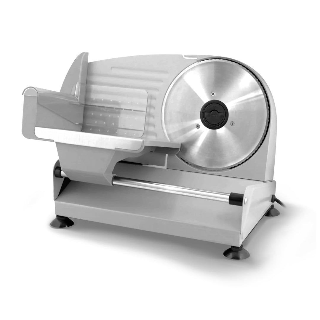 Silva Schneider Allesschneider AS 500 | 150W | Metallgehäuse | 19 cm Edelstahlmesser | Exakte Schnit