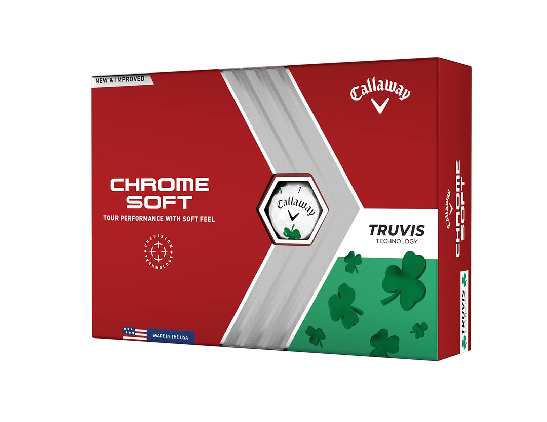 Callaway Golf Chrome Soft Golfbälle (Serie 2022) Kleeblatt, Kleeblatt