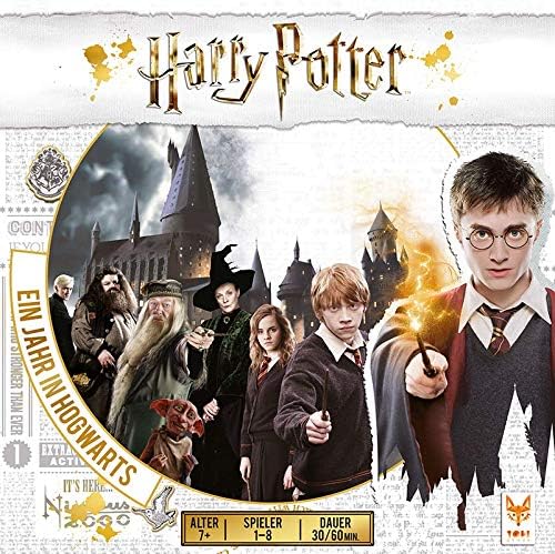Topi Games | Harry Potter: Ein Jahr in Hogwarts | Familienspiel | Brettspiel | 1-8 Spieler | Ab 7+ J