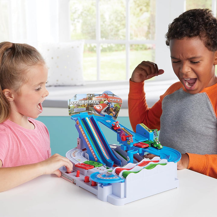 EPOCH Games 7414 Mario Kart Racing DX - Party Spiel Actionspiel Geschicklichkeitsspiel, Farbenfroh