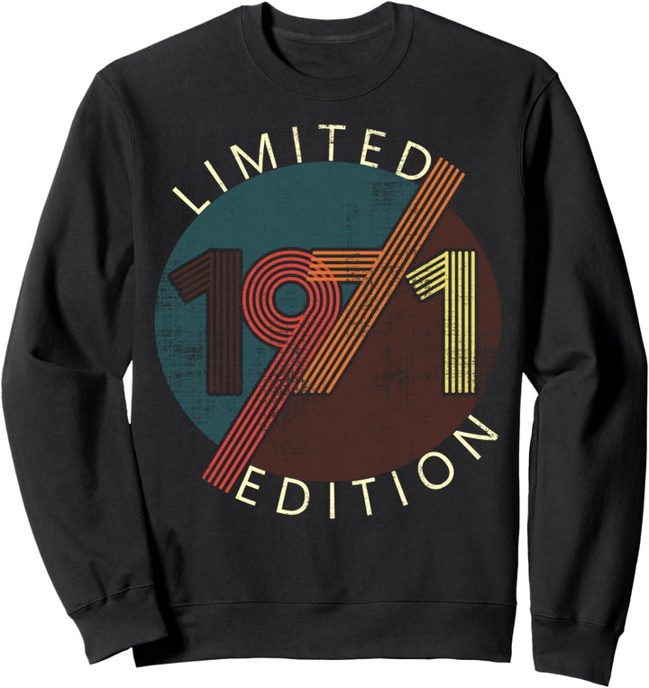 Limited Edition 1971 Fuffzich 52. Geburtstag 52 Jahre Sweatshirt