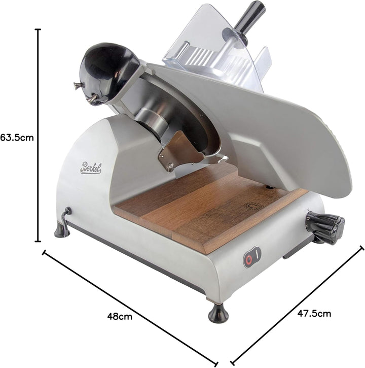 Berkel Red Line 300 Aufschnittmaschine grau - Schneidemaschine für die Küche inkl. handgefertigtes E