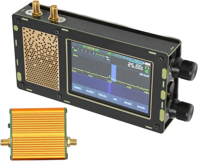 50 kHz-2 GHz SDR-Empfänger Malahit SDR-Empfänger, 3,5-Zoll-Touchscreen, 3600-mAh-Akku, AM SSB NFM WF