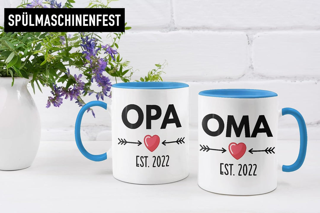 Trendation - Ihr werdet Oma und Opa 2022 Geschenk Schwangerschaft Verkünden Überraschung Baby Du Wir