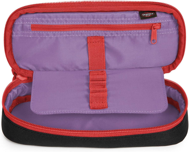 EASTPAK Oval Single Federmäppchen Kontrast Violet Red, Kontrast Violet Red