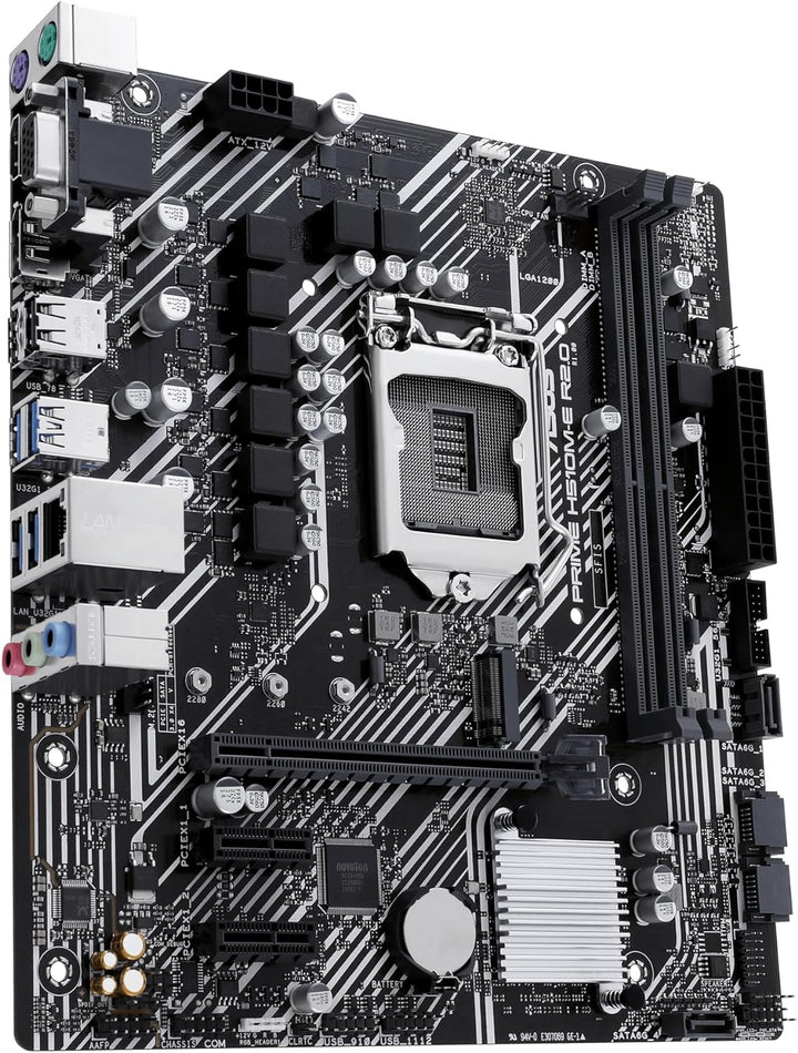 ASUS Prime H510M-E R2.0 Mainboard Sockel Intel LGA1200 (Intel H470 Chipsatz, mATX, DDR4, USB 3.2 Gen