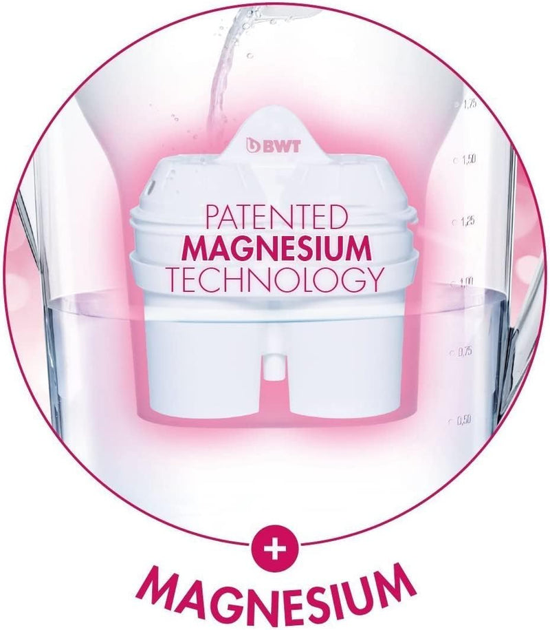 BWT Magnesium Mineralized Water 12x Acryl Weiss 8801502