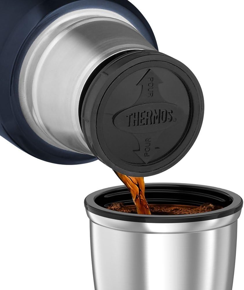 Thermos Edelstahl-Flasche, 473 ml, Mitternachtsblau, 473 ml Midnight Blue, Midnight Blue
