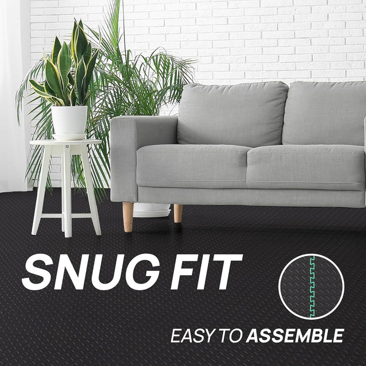 Yes4All 60x60 cm Premium Schutzmatten Bodenschutz Bodenfliesen Sportmatte Gymnastikmatte Puzzlematte