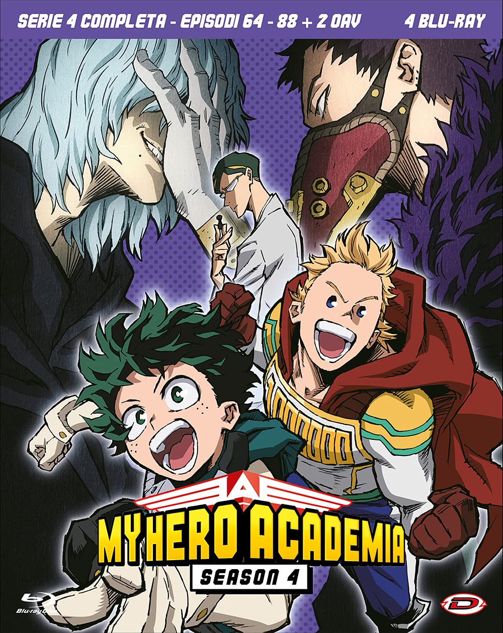 My Hero Academia St.4 (Box 4 Br) (Eps 64-88+Oav) [Region Free] [Blu-ray], Blu-ray