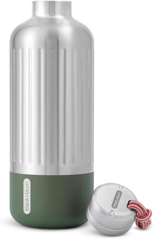 black+blum Explorer Isolierflasche, gross, olive, 850 ml 850 ML Olive, 850 ML Olive