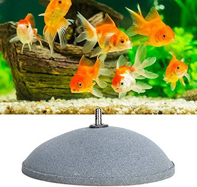 Aquarium Air Stone Durable gesinterte Aquarium Hydroponics Bubble Diffusor Round Pond Bubble Steinsc