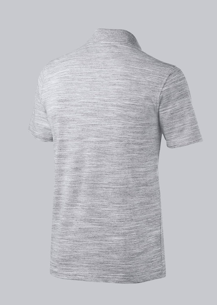 BP 1712-232-21-XS Unisex-Poloshirt, Space-Dye-Stoff, 1/2 Ärmel, Polokragen, 195,00 g/m² Stoffmischun