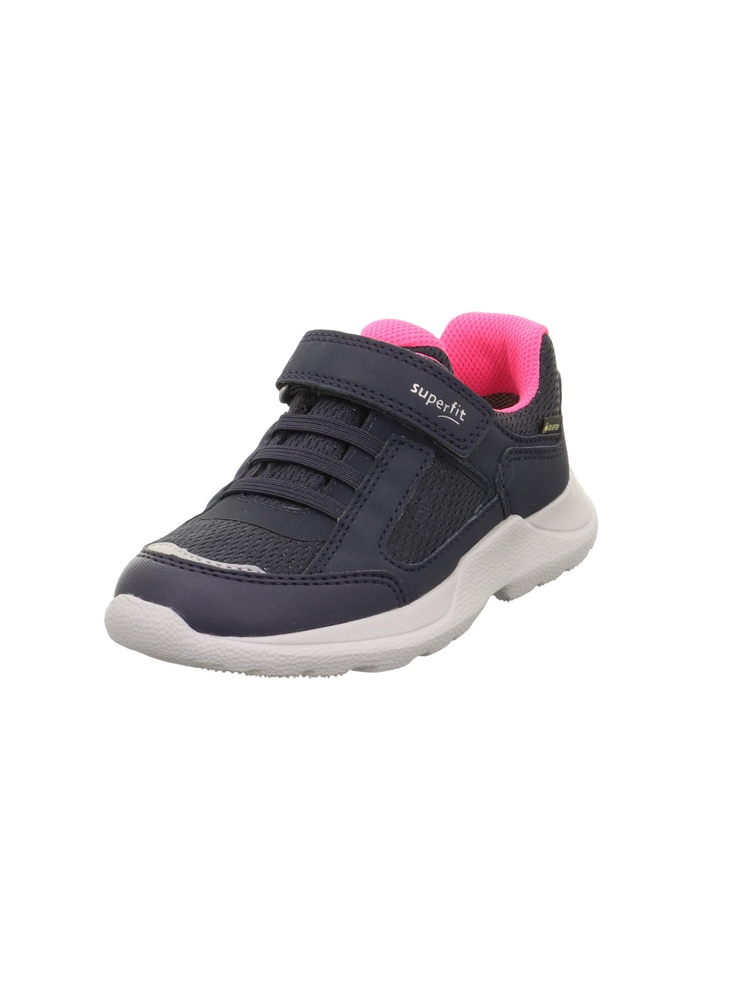 Superfit Mädchen Rush Sneaker 23 EU Blau Pink, 23 EU Blau Pink