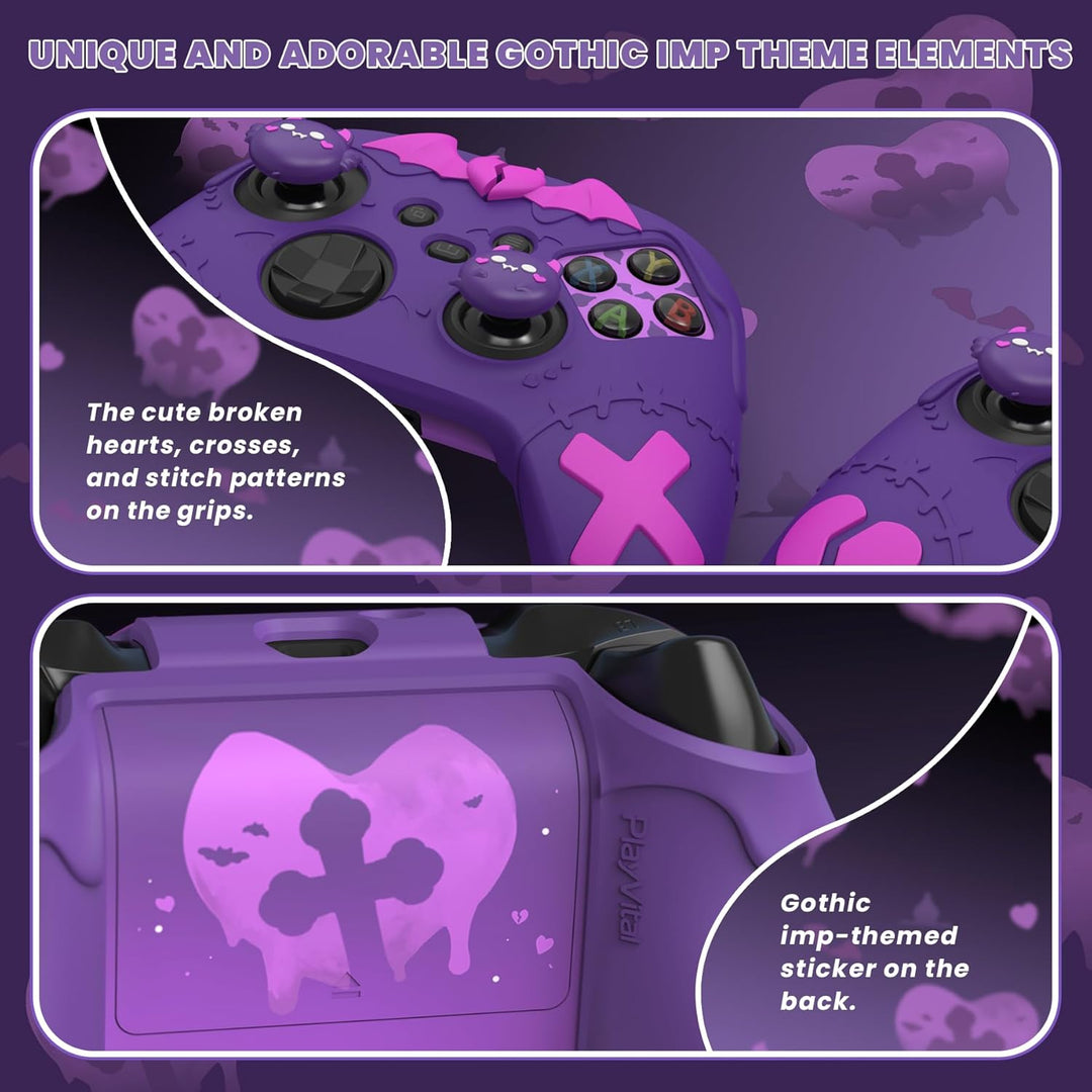 PlayVital Cute Silikon Hülle für Xbox Series X/S Controller,Anti-Rusche Schutzhülle Case Zubehör für