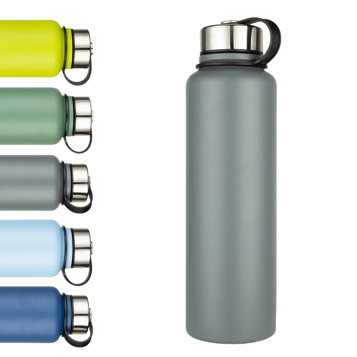 1,5 L Metall Edelstahl Trinkflasche Vakuum Flasche, Auslaufsicher Wasserflasche, BPA-Frei - Thermosf