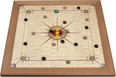 Philos 8230 - Carrom Superior, rot-orange-gelb, Geschicklichkeitsspiel