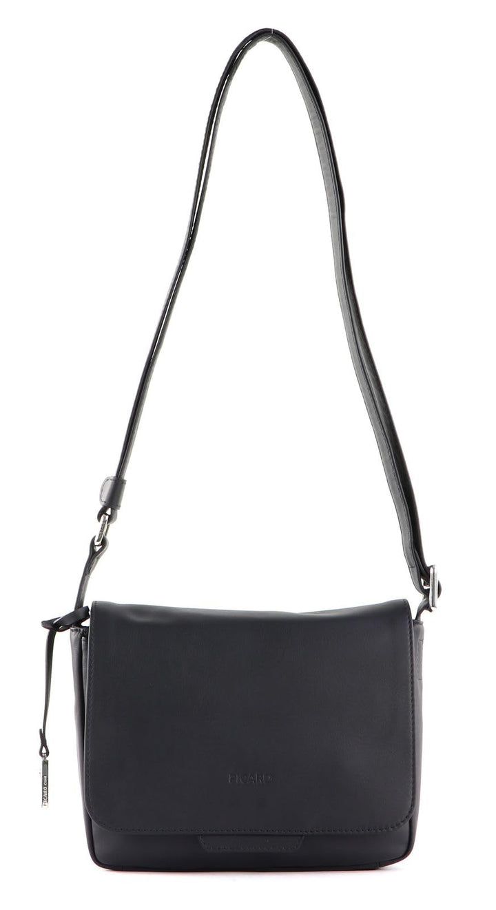 Picard Timeless - Umhängetasche 26 cm Rindsleder black