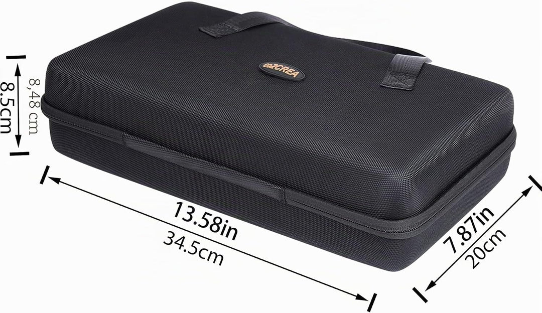 co2CREA Hart Reise Schutz Hülle Etui Tasche für Zoom H6 All Mobiler Audio Rekorder,Fits SSH-6 / EXH-