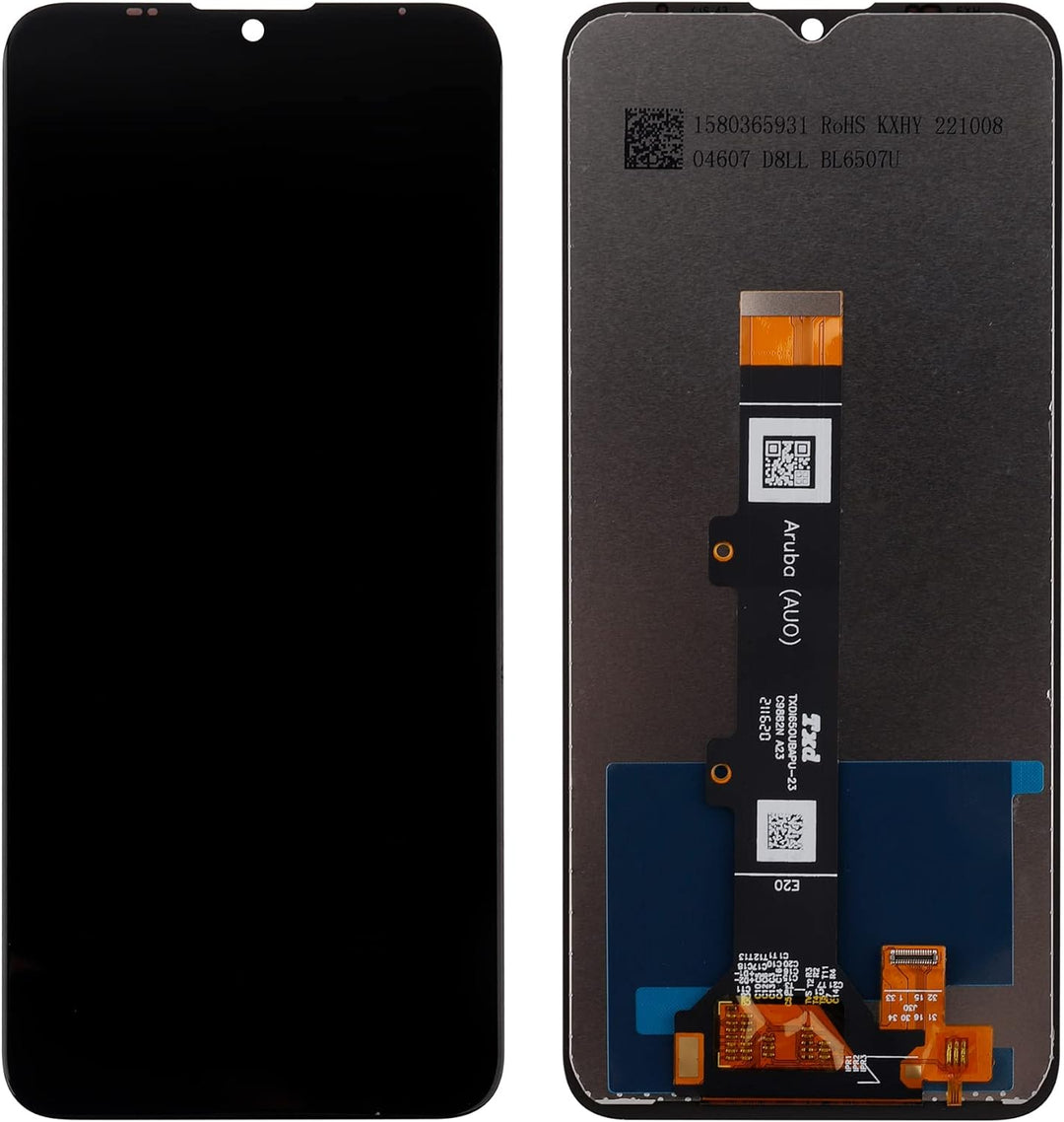 swark LCD Display Kompatibel mit Moto E20 XT2155, XT2155-1, XT2155-3 (Schwarz Ohne Rahmen) Touch Scr