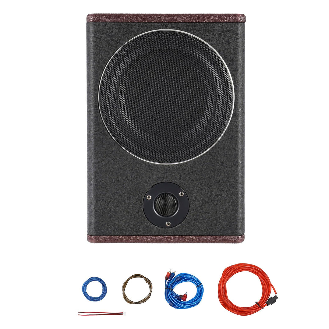 600W Subwoofer Auto, Untersitz Subwoofer Auto, 8 Zoll Bass Box Aktiv Subwoofer, Multifunktionales Au