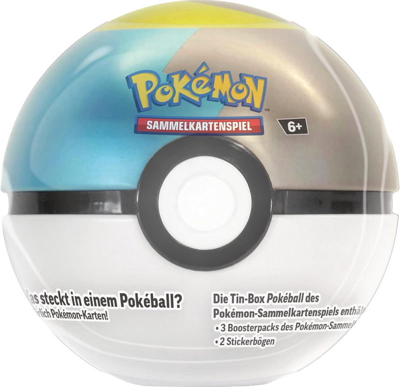 Pokémon-Sammelkartenspiel: Pokéball Tin-Box-Bundle – Pokéball, Premierball & Mondball (9 Boosterpack