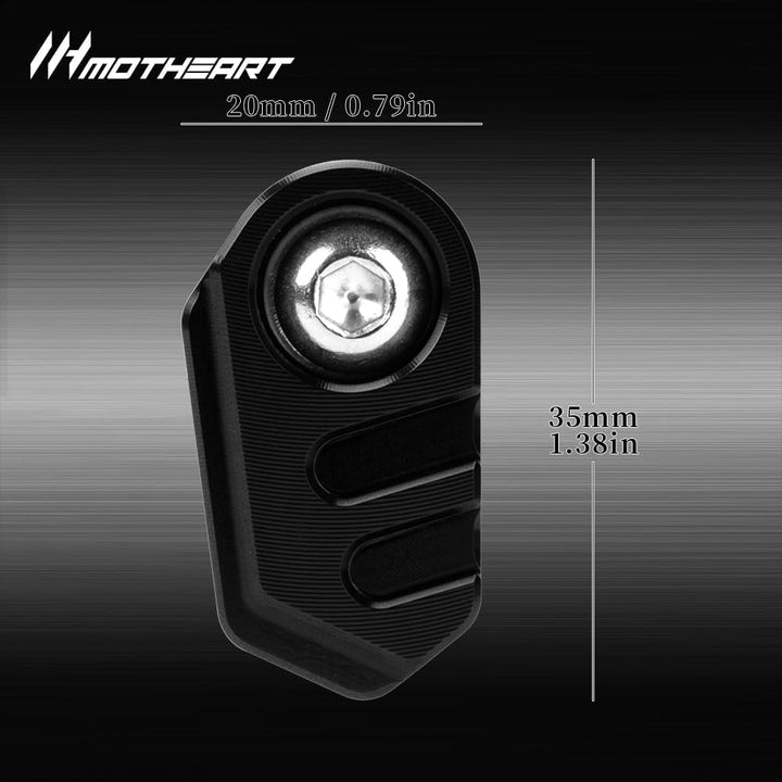 MotHeart Motorrad-ABS-Sensor-Schutzgehäuse für Ninja ZX-4RR 2023-2025 CNC-verarbeitet Vorderrad/Hint
