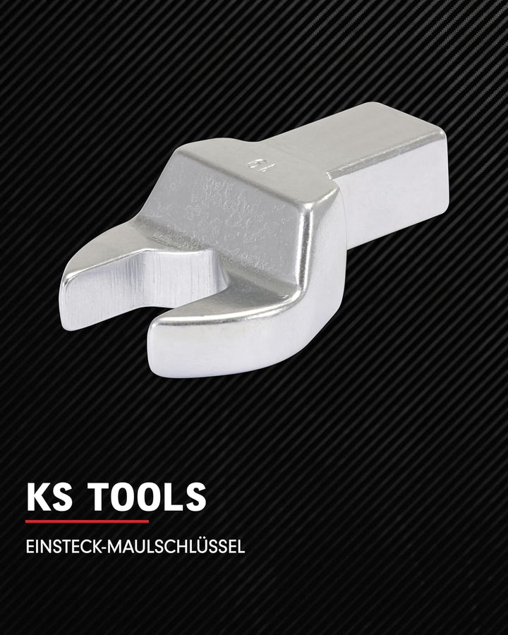 KS Tools Einsteck Maulschlüssel 4 x 18 mm 516.2234 I Verchromter Schraubenschlüssel, 6 Kant Profil I