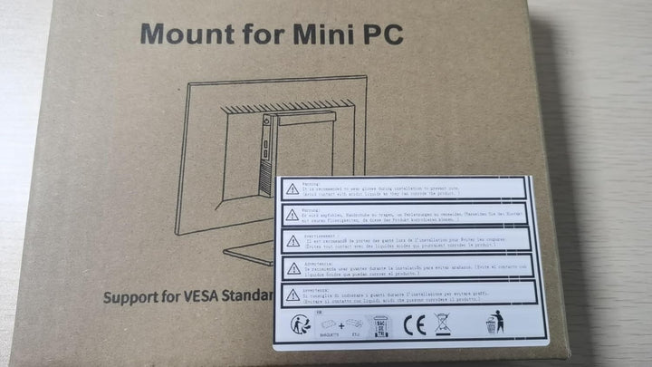 Halterung für Dell Optiplex Micro Mini PC Halterung VESA/Wand /Unter Schreibtisch Halterung für Dell