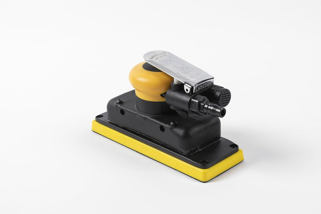 UPWOOD 70 mm x 198 mm Air Schwingschleifer Non-Vakuum, 1/8 Zoll Orbit, 10.000 Max OPM mit 1 Klettver