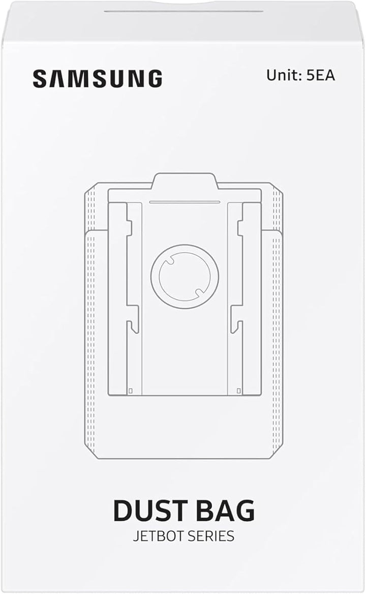 Samsung Staubsaugerbeutel für Bespoke All-in-One Clean Station, 2-l-Staubbeutel, 5 Stück, VCA-ADB952