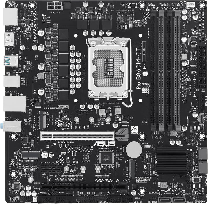 ASUS PRO B760M-CT-CSM Business Mainboard Sockel Intel LGA 1700 (mATX, CSM, Control Center Express, C