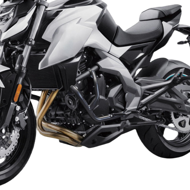 TAZGANTAX Motorrad-Motorschutz, Stahl-Sturzbügel, fallender Seitenschutz, kompatibel mit CFMOTO 400N