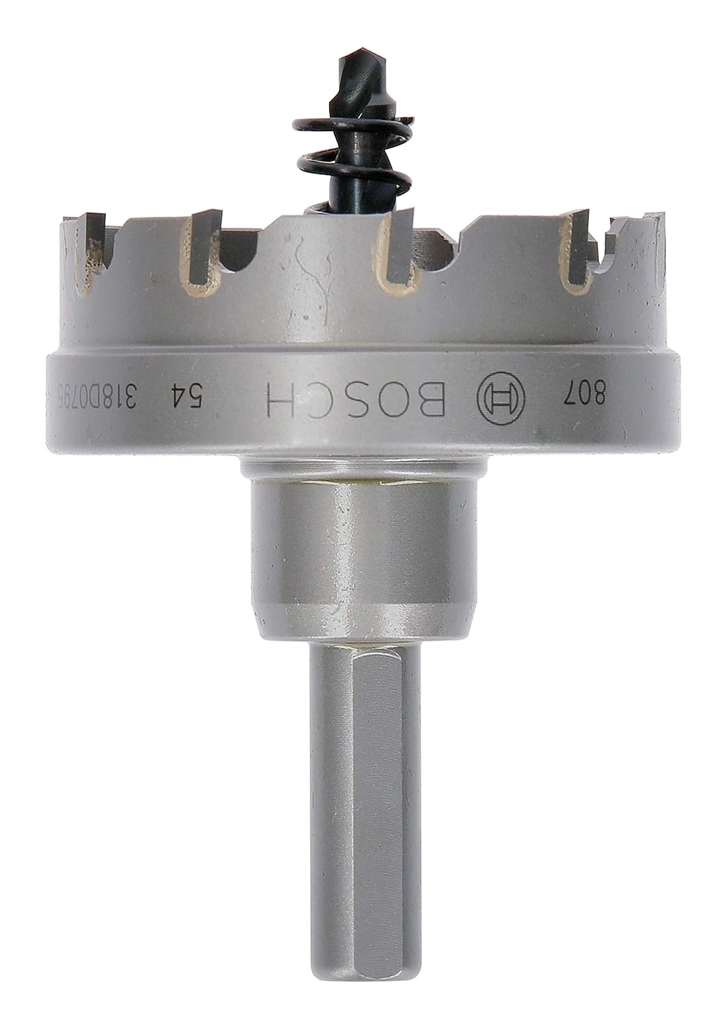 Bosch Professional Carbide Lochsäge Precision for Sheet Metal (Edelstahl, Ø 54 mm, Zubehör Bohrmasch