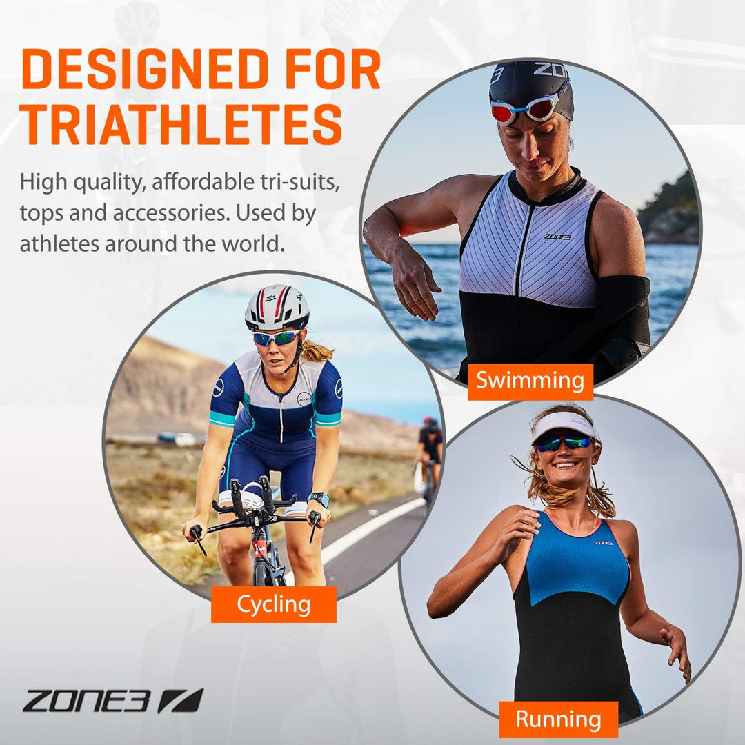 ZONE3 Damen Activate Kurzarm Full Zip Trisuit XS, XS