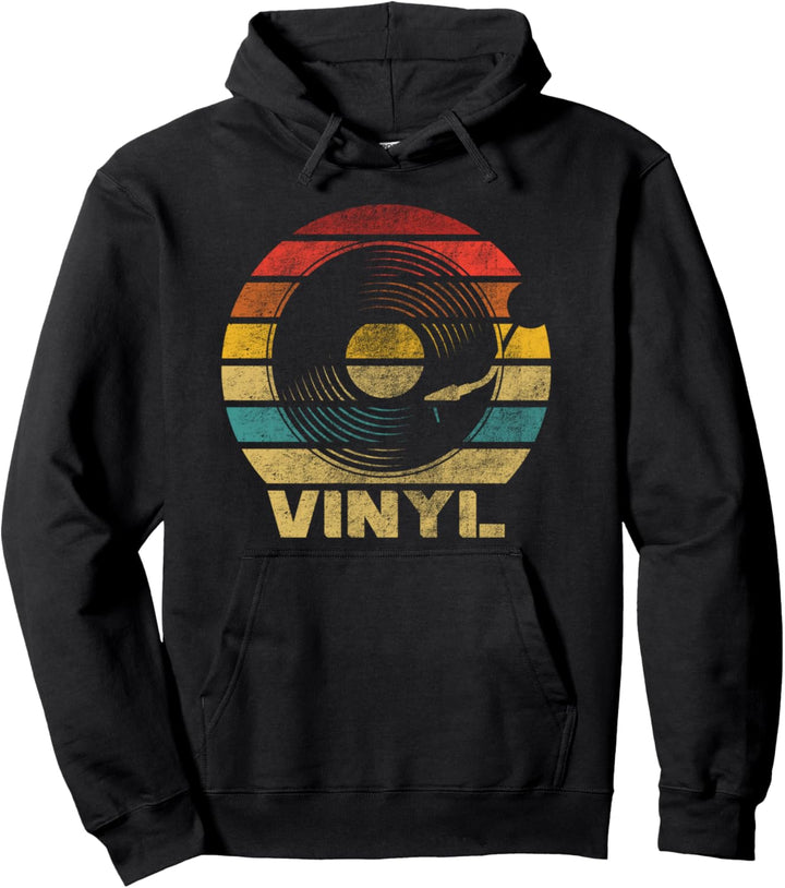 Retro Vinyl Platten Vintage Schallplatte Pullover Hoodie