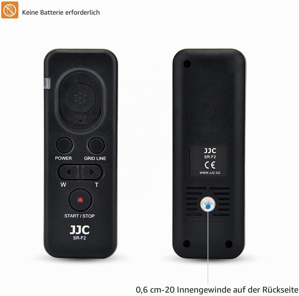 JJC RM-VPR1 Kabelfernbedienung mit Multi-Terminal-Kabel, Fernbedienung für Sony RX0M2 RX100VII RX10I