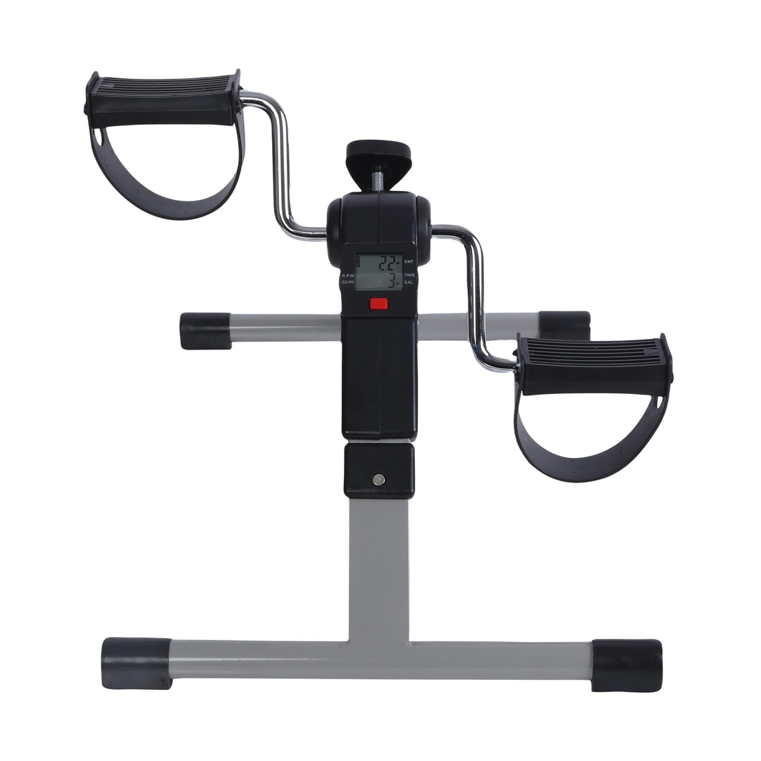 Endless Folding Pedal Exerciser with LCD Monitor | Black | Material: Alloy Steel | Mini Under Desk E