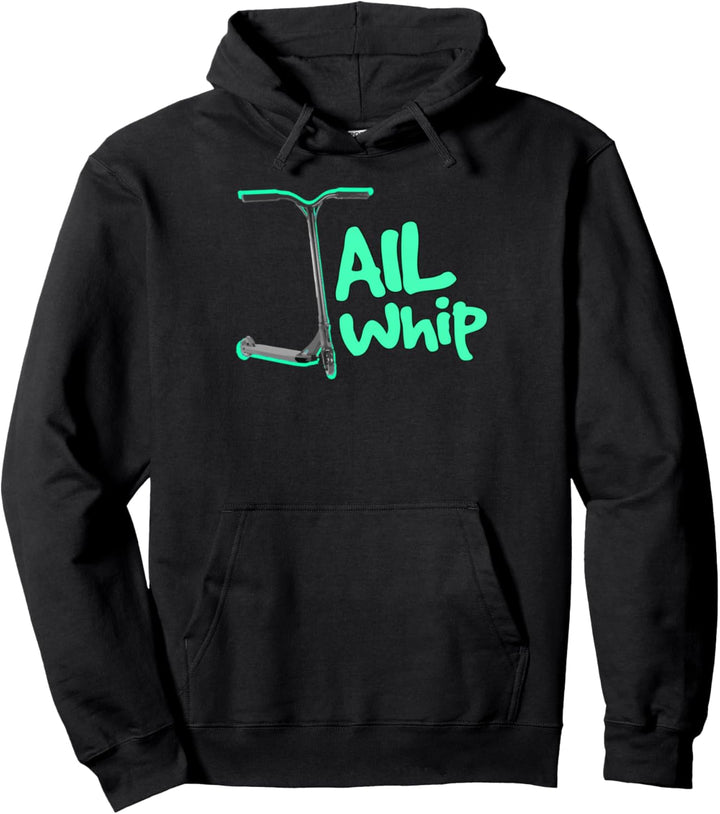 Pro Scooter Tailwhip Top For Boys & Men, Turquoise Scooter Pullover Hoodie