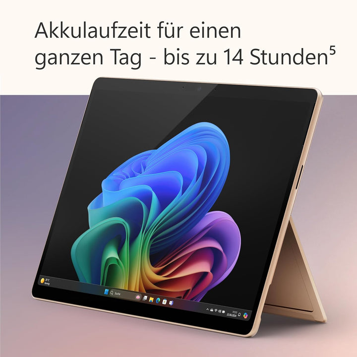 Microsoft Surface Pro | Copilot+ PC | 13” OLED Touchscreen | Snapdragon® X Elite (12 Kerne) | 16GB R