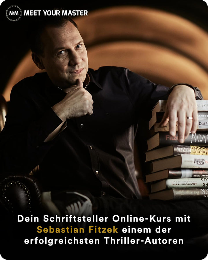 Geschenkbox Sebastian Fitzek: 8 Stunden Online-Kurs - So schreibst du dein eigenes Buch + umfangreic