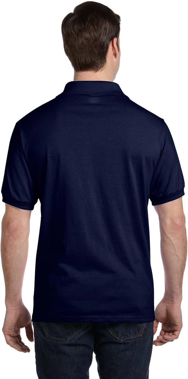 Hanes Men's Comfortblend Ecosmart Jersey Pocket Polo