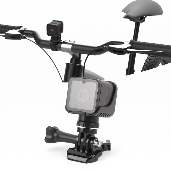 Zunate Lenker Fahrradkamera WiFi, 1080P Small Sport Video Action Kamera mit 120° Weitwinkel, Wasserd