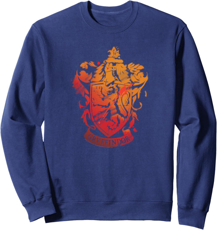 Harry Potter Gryffindor Crest Stencil Sweatshirt
