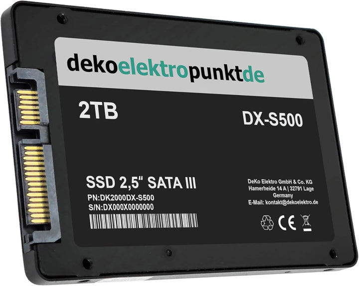 2TB SSD Festplatte passend für ASUS ROG Crosshair VIII Dark Hero Mainboard, Alternatives Ersatzteil