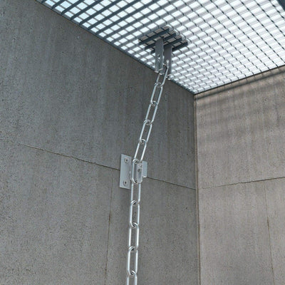2 x Paar BASI® Gitterrost-Sicherung GS70 Einbruch-Schutz Zusatz-Sicherung für Licht-Schacht Keller-S